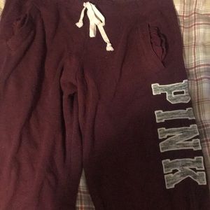 pink sweatpants